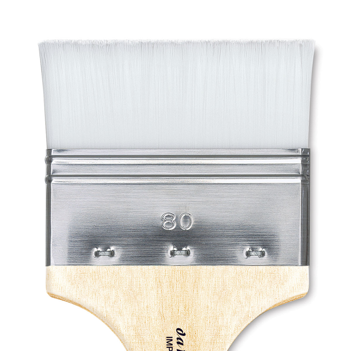 Da Vinci Impasto Brush - Mottler, Short Handle, Size 80 close up