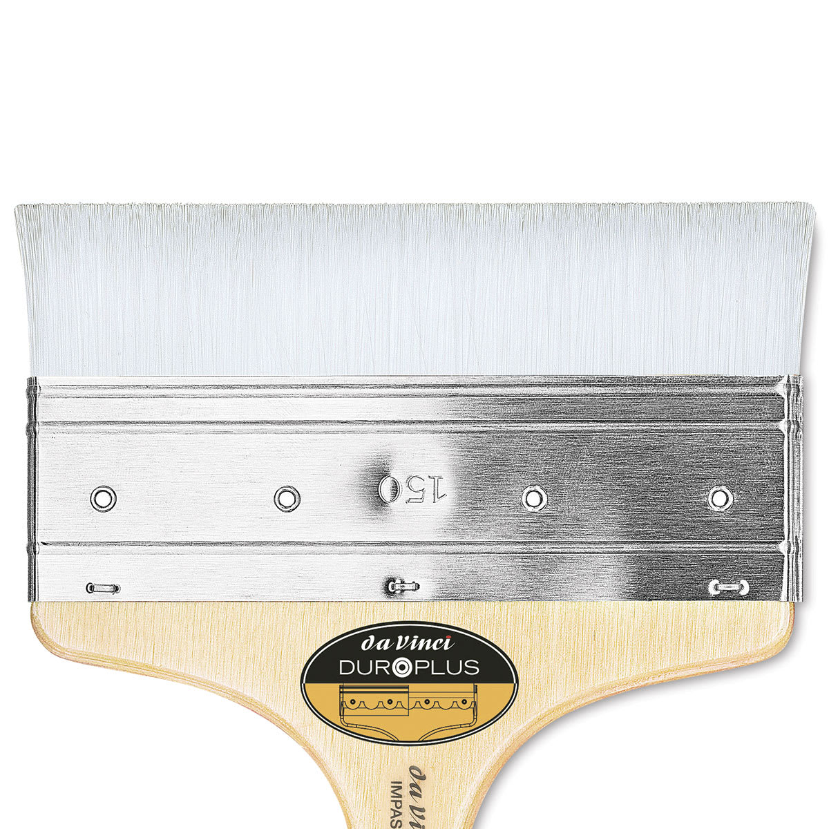 Da Vinci Impasto Brush - Mottler, Short Handle, Size 150 close up