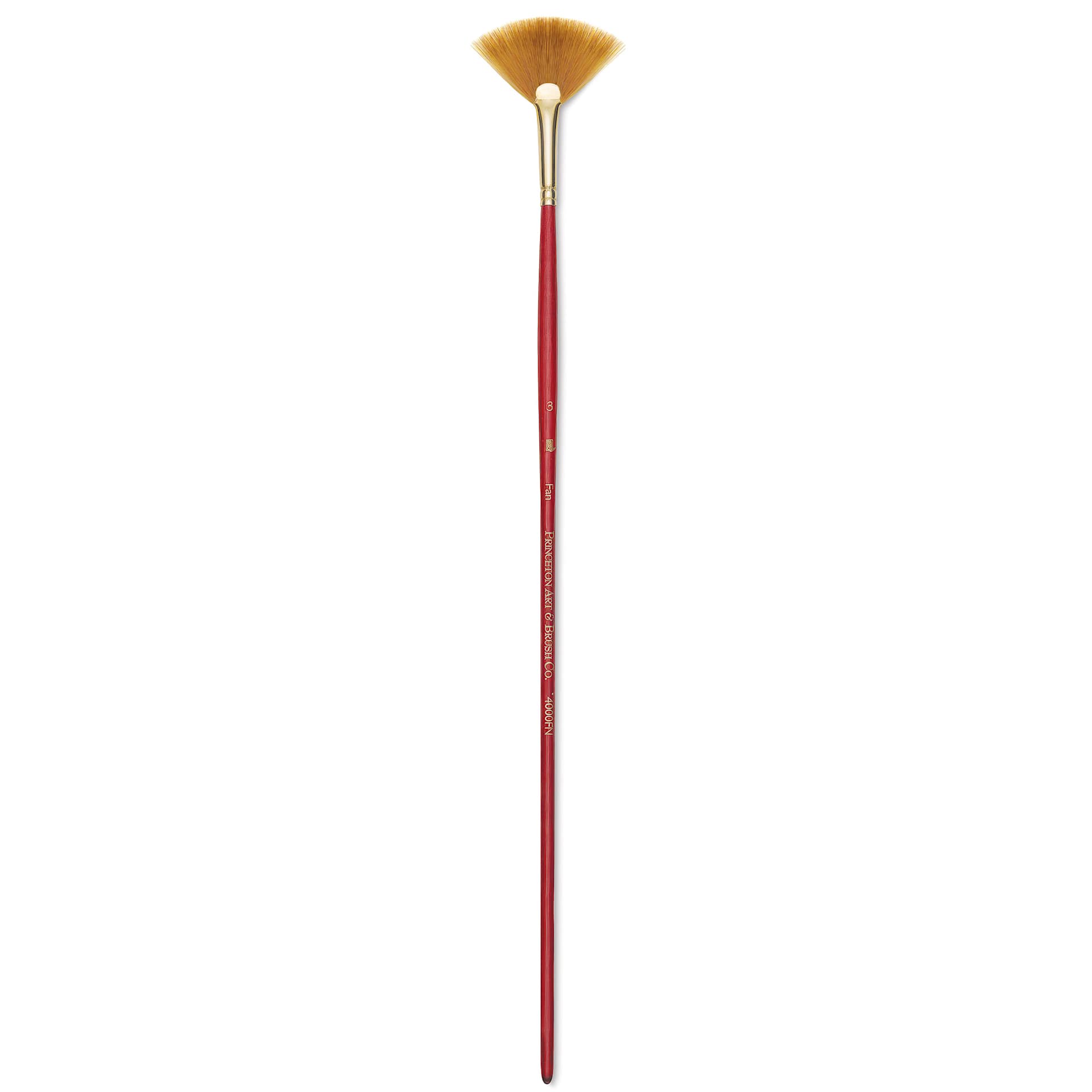 Princeton Synthetic Sable Brush - Fan, Size 3