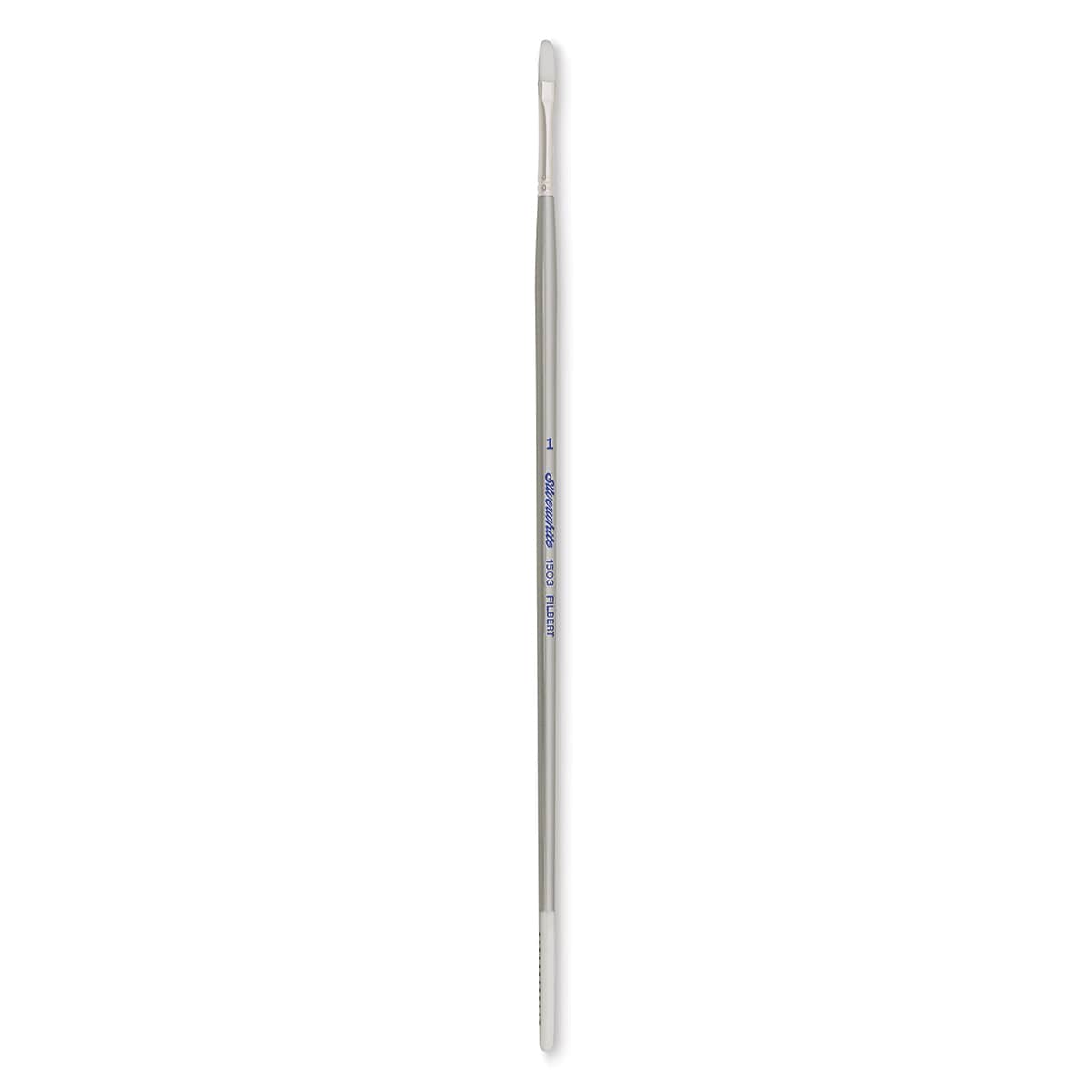 Silver Brush Silverwhite Synthetic Brush - Filbert, Long Handle, Size 1