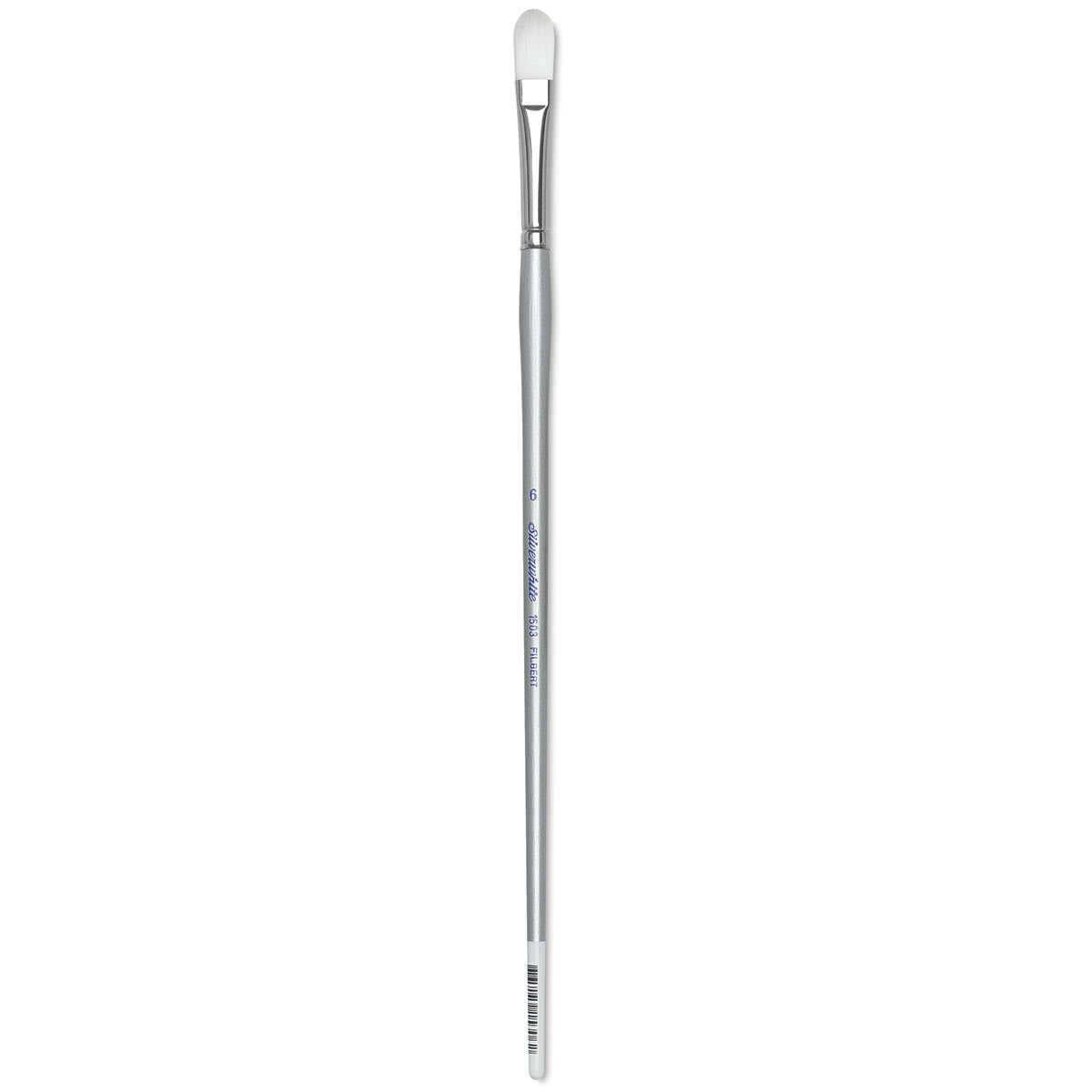 Silver Brush Silverwhite Synthetic Brush - Filbert, Long Handle, Size 6