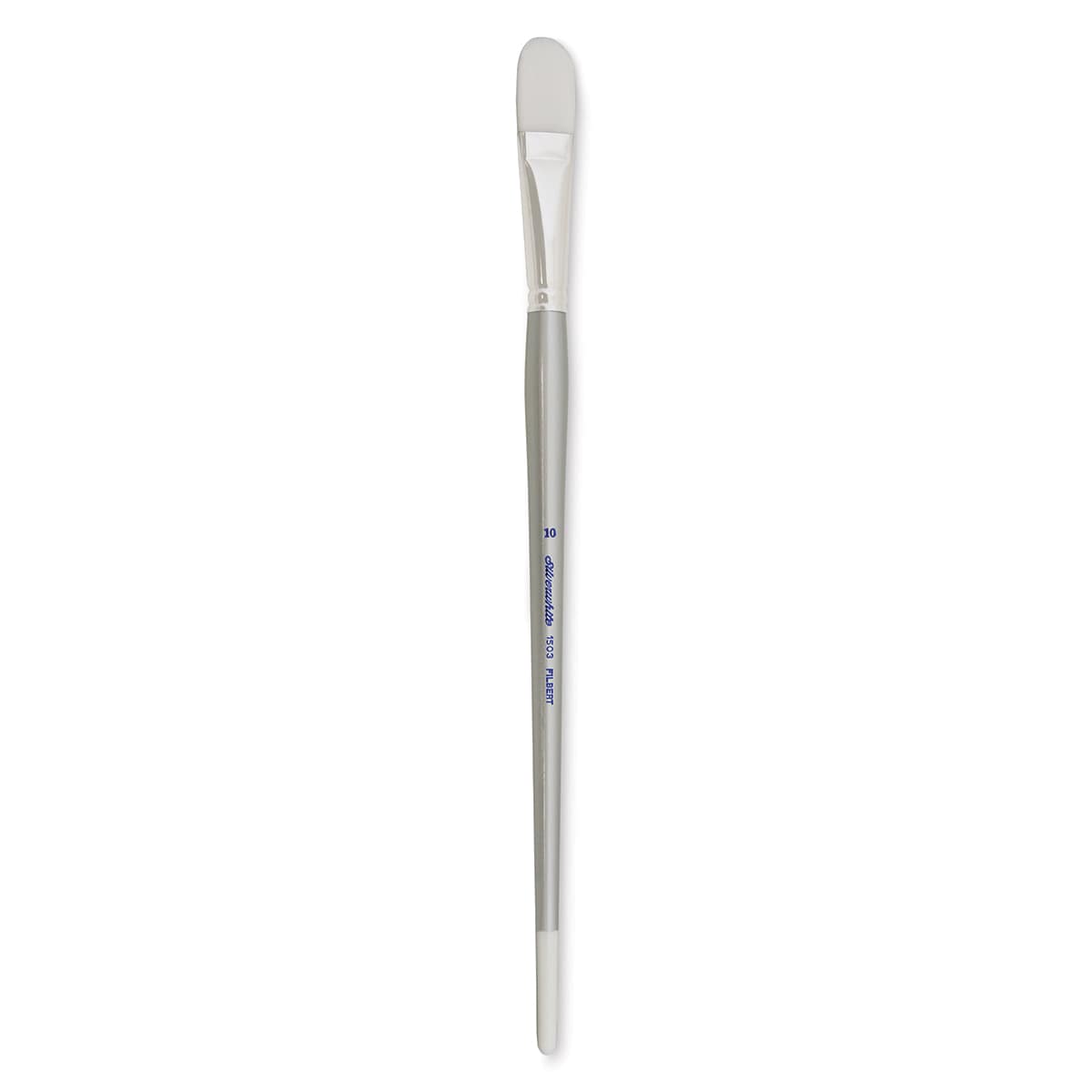 Silver Brush Silverwhite Synthetic Brush - Filbert, Long Handle, Size 10