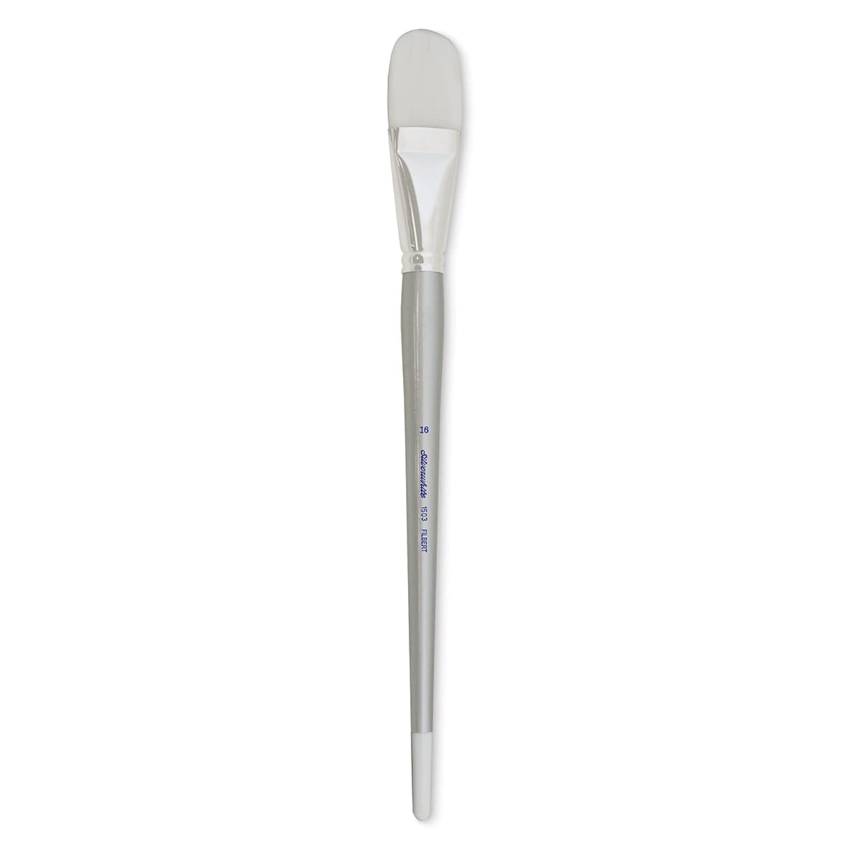 Silver Brush Silverwhite Synthetic Brush - Filbert, Long Handle, Size 16