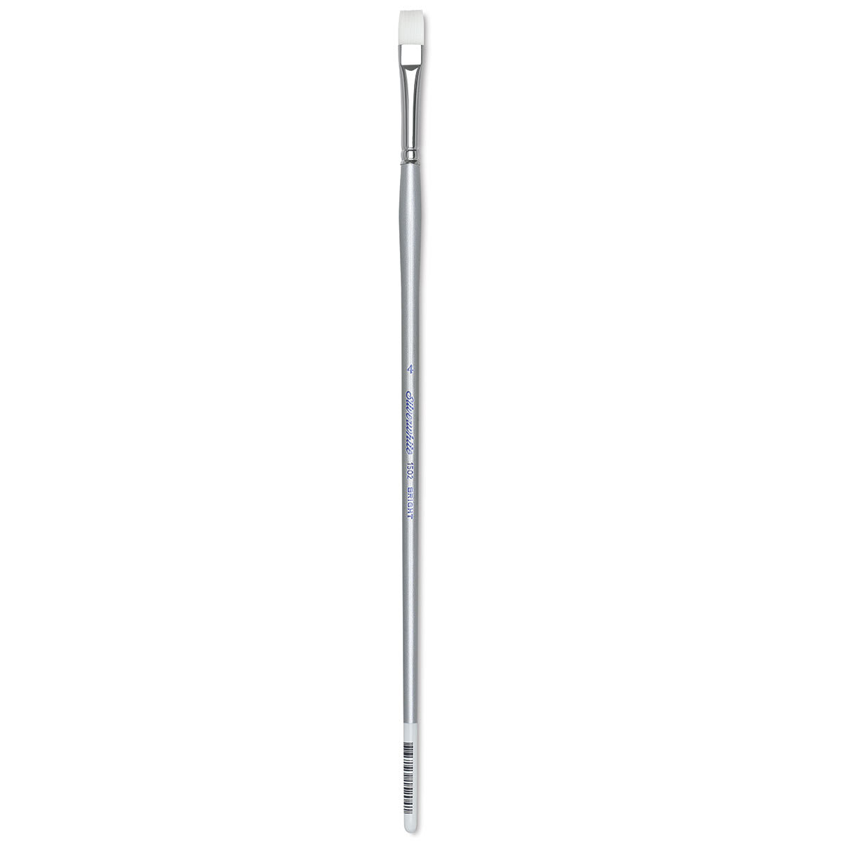 Silver Brush Silverwhite Synthetic Brush - Bright, Long Handle, Size 4