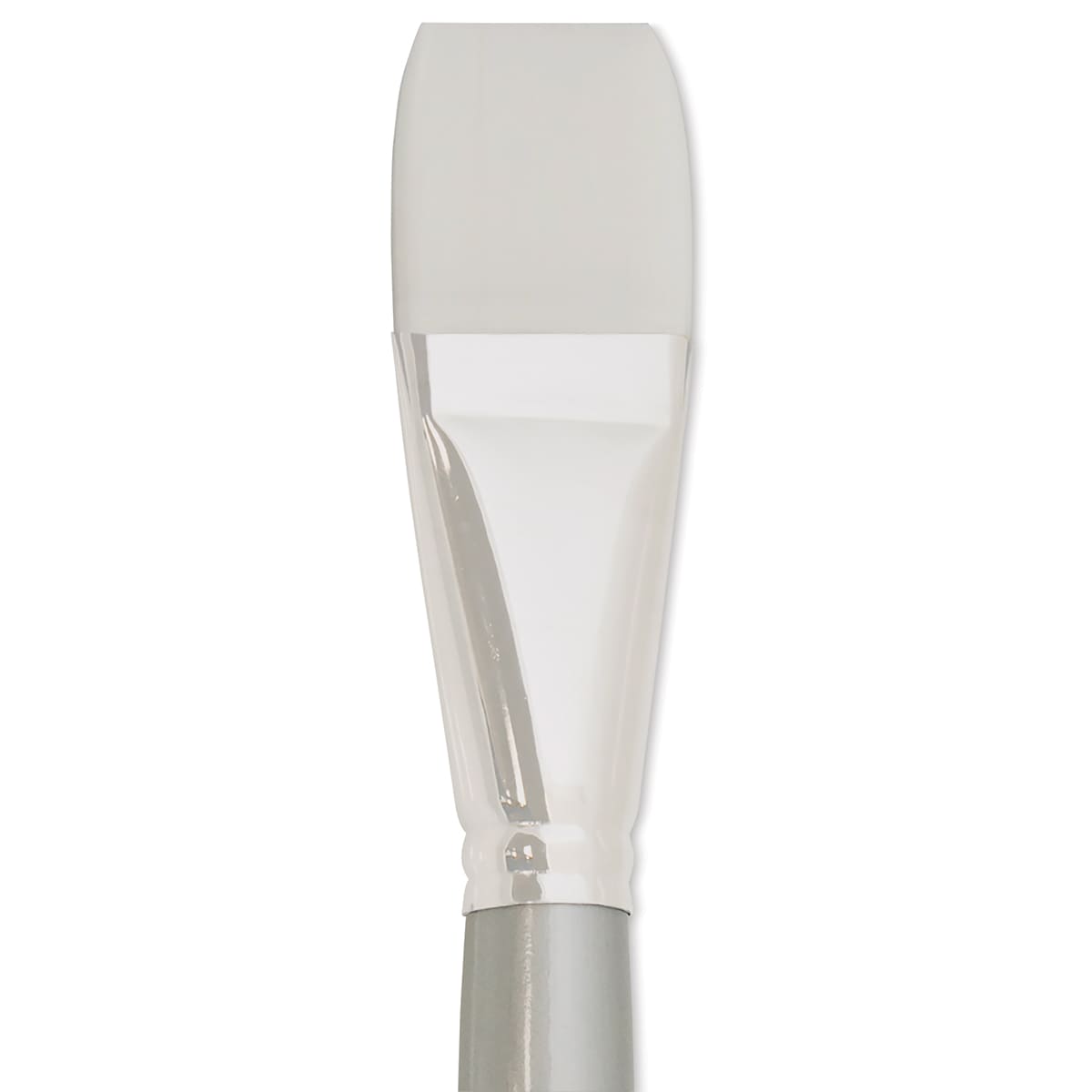 Silver Brush Silverwhite Synthetic Brush - Bright, Long Handle, Size 16 close up