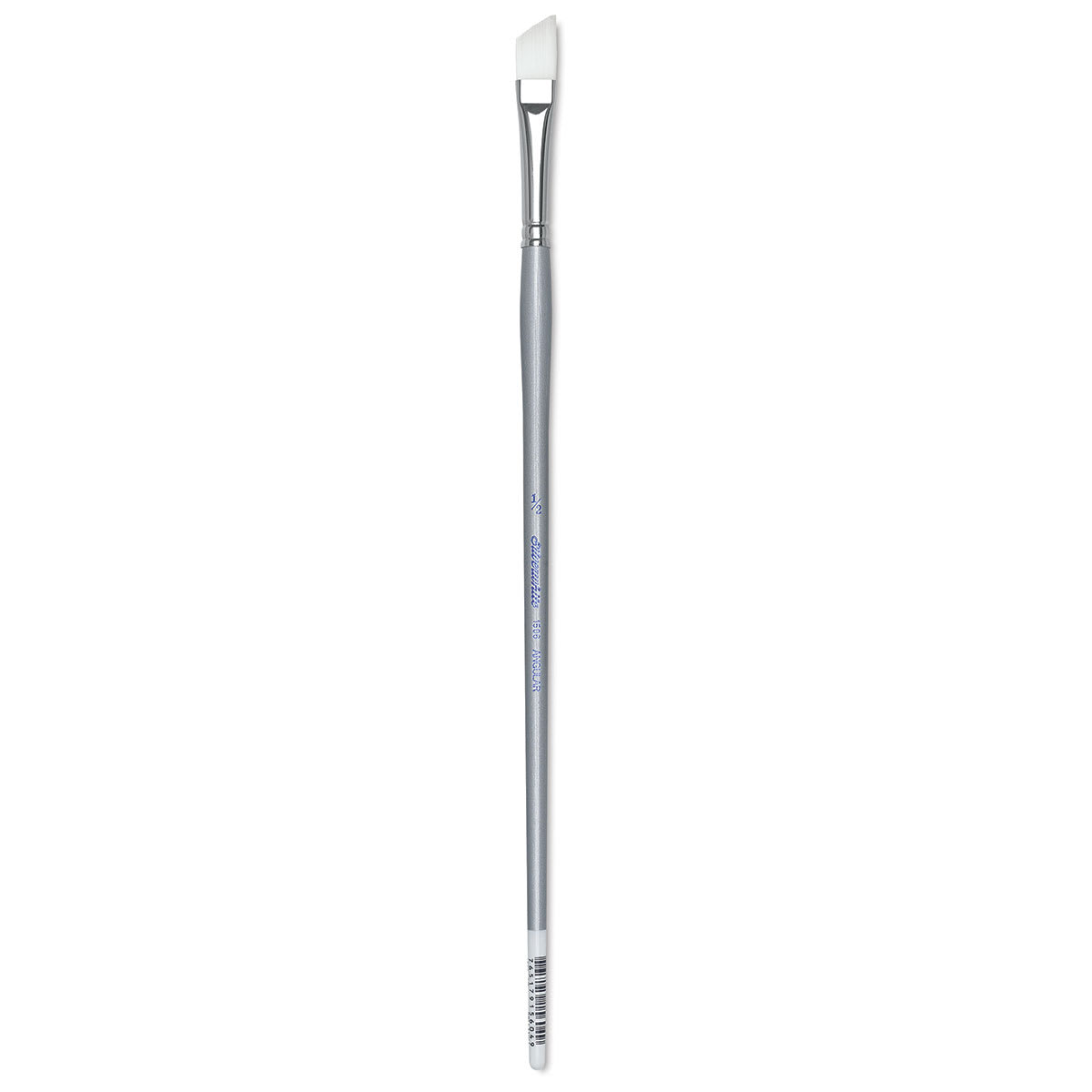 Silver Brush Silverwhite Synthetic Brush - Angular, Long Handle, Size 1/2"