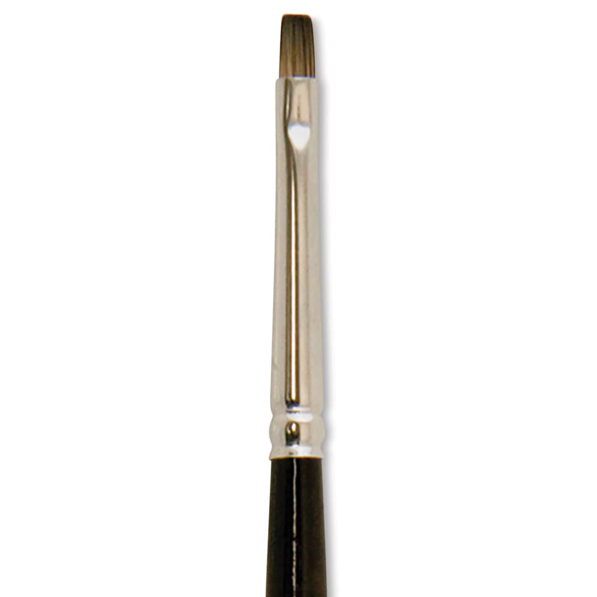 Silver Brush Monza Synthetic Mongoose Artist Brush - Short Bright, Size 0 close up
