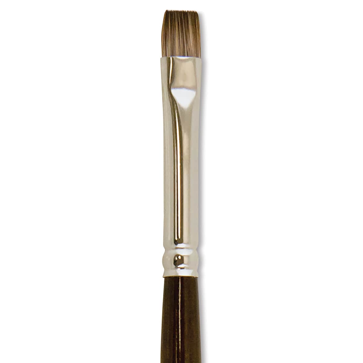 Silver Brush Monza Synthetic Mongoose Artist Brush - Short Bright, Size 6 close up