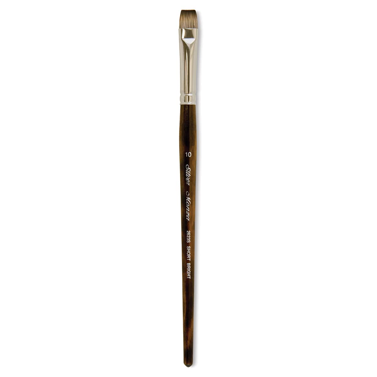 Silver Brush Monza Synthetic Mongoose Artist Brush - Short Bright, Size 10