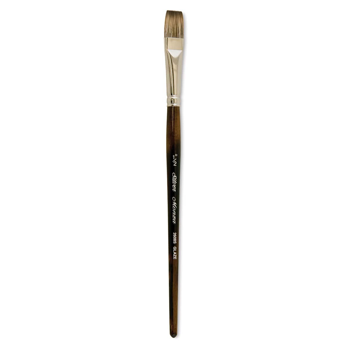Silver Brush Monza Synthetic Mongoose Brush - Glaze, Size 1/2"