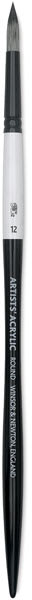 Winsor & Newton Artists' Acrylic Brushes - Round, Long Handle