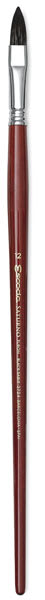 Escoda Black Sable Oil Brush - Filbert, Size 22