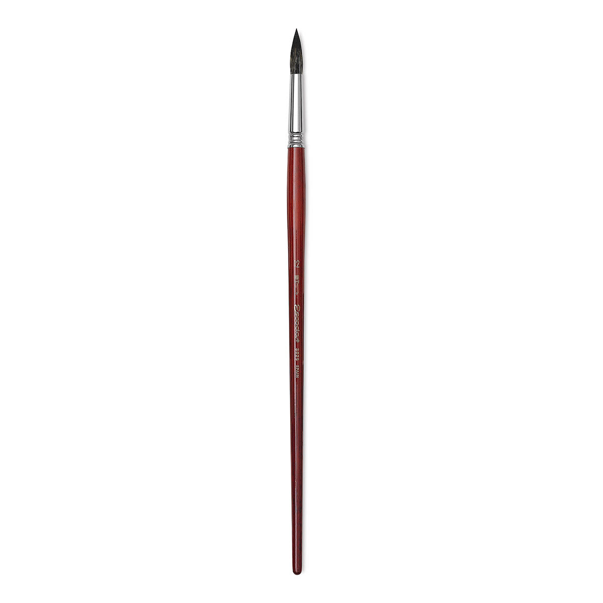 Escoda Black Sable Oil Brushes - Round Brush upright
