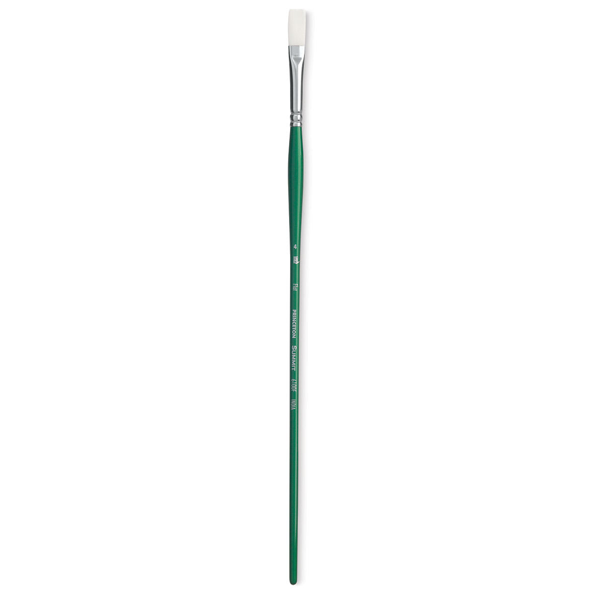 Princeton Synthetic Bristle Brush - Flat, Size 4
