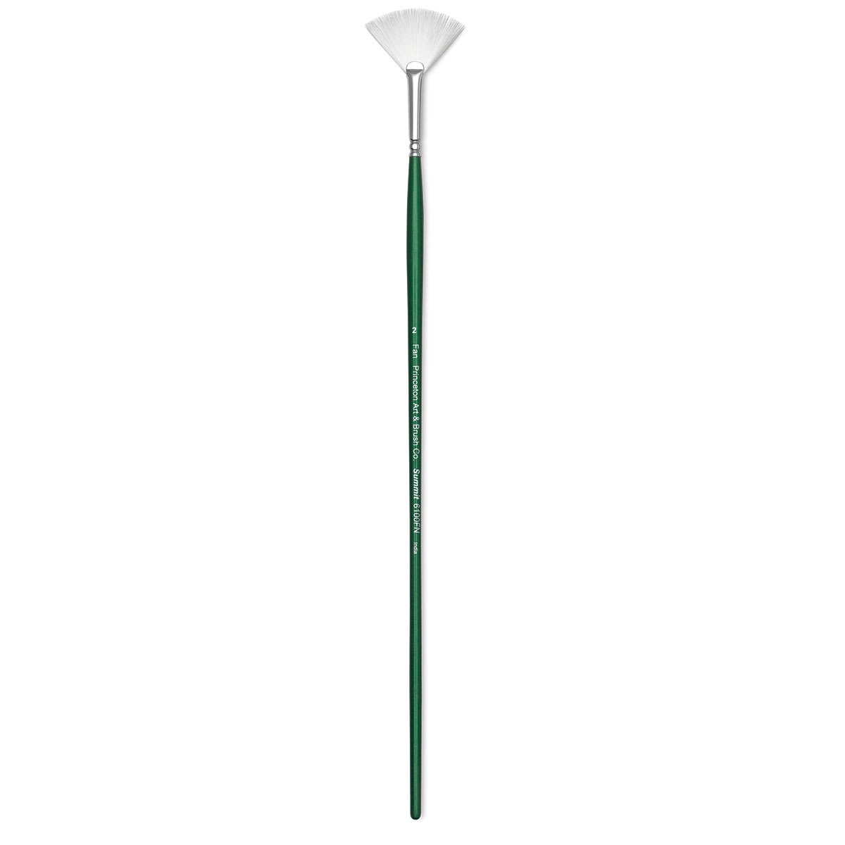 Princeton Synthetic Bristle Brush - Fan, Size 2