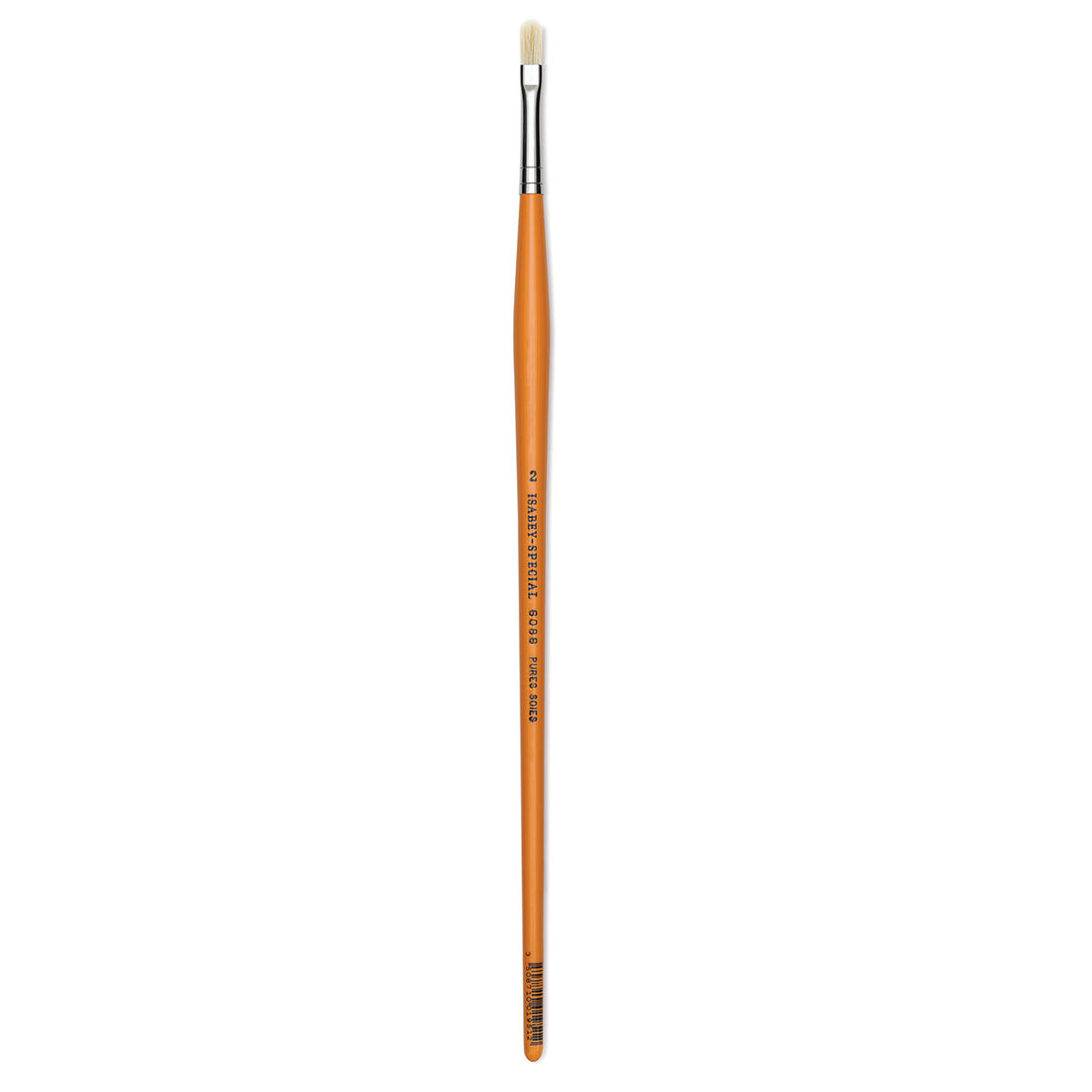 Isabey Chungking Interlocking Bristle Brush - Filbert, Long Handle, Size 2