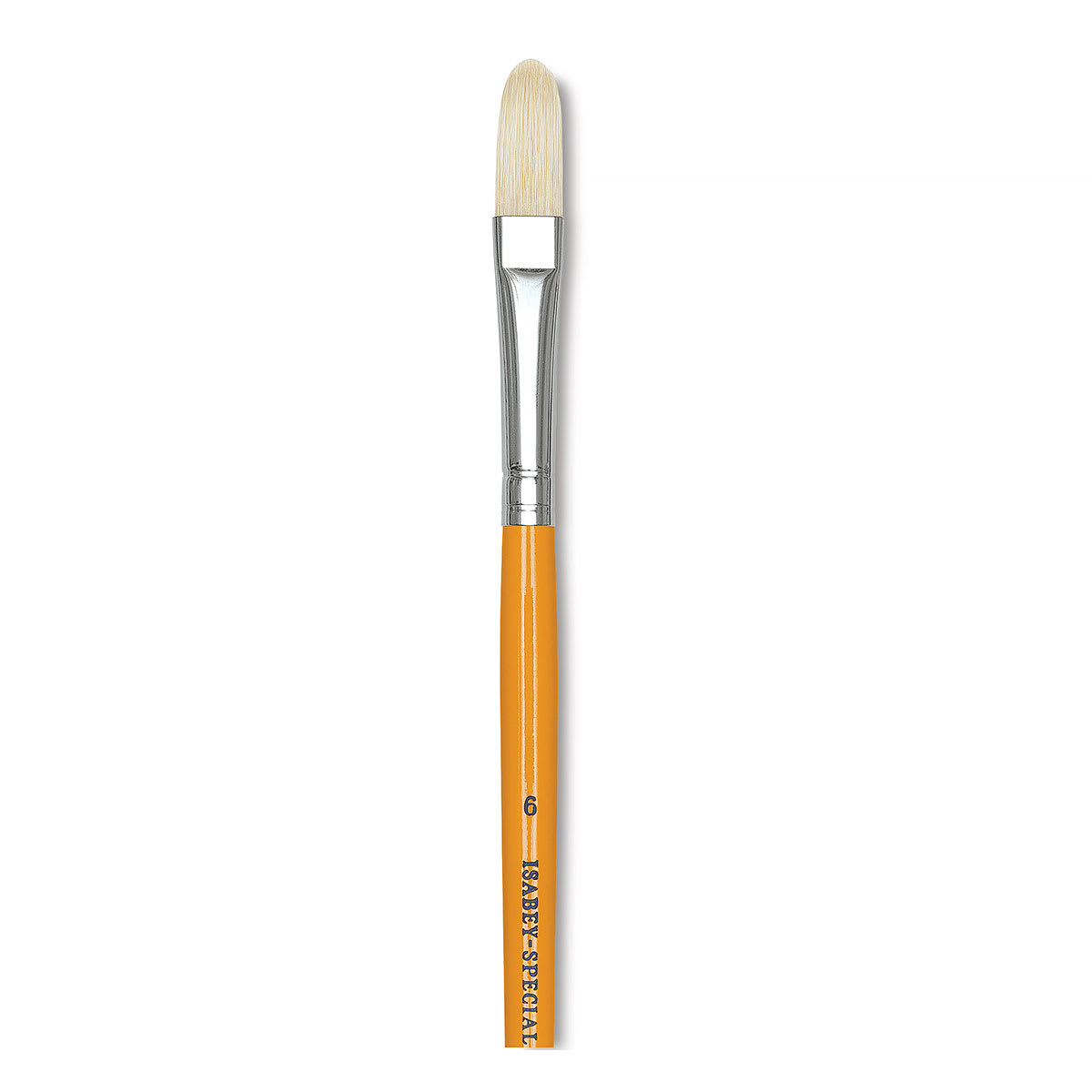 Isabey Chungking Interlocking Bristle Brushes - Closeup of Filbert Brush