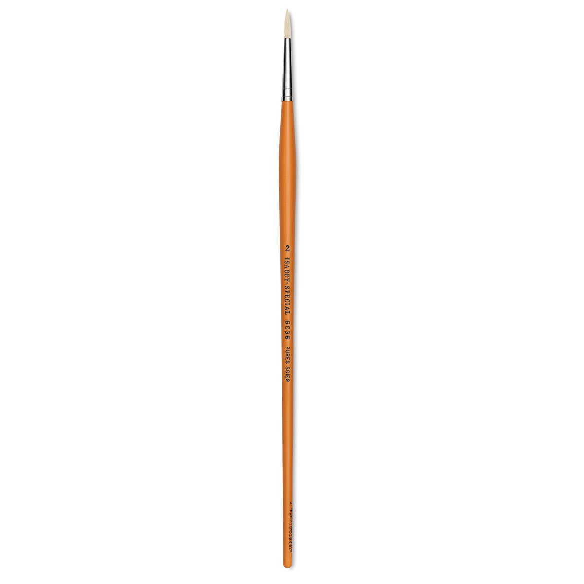Isabey Chungking Interlocking Bristle Brush - Round, Long Handle, Size 2