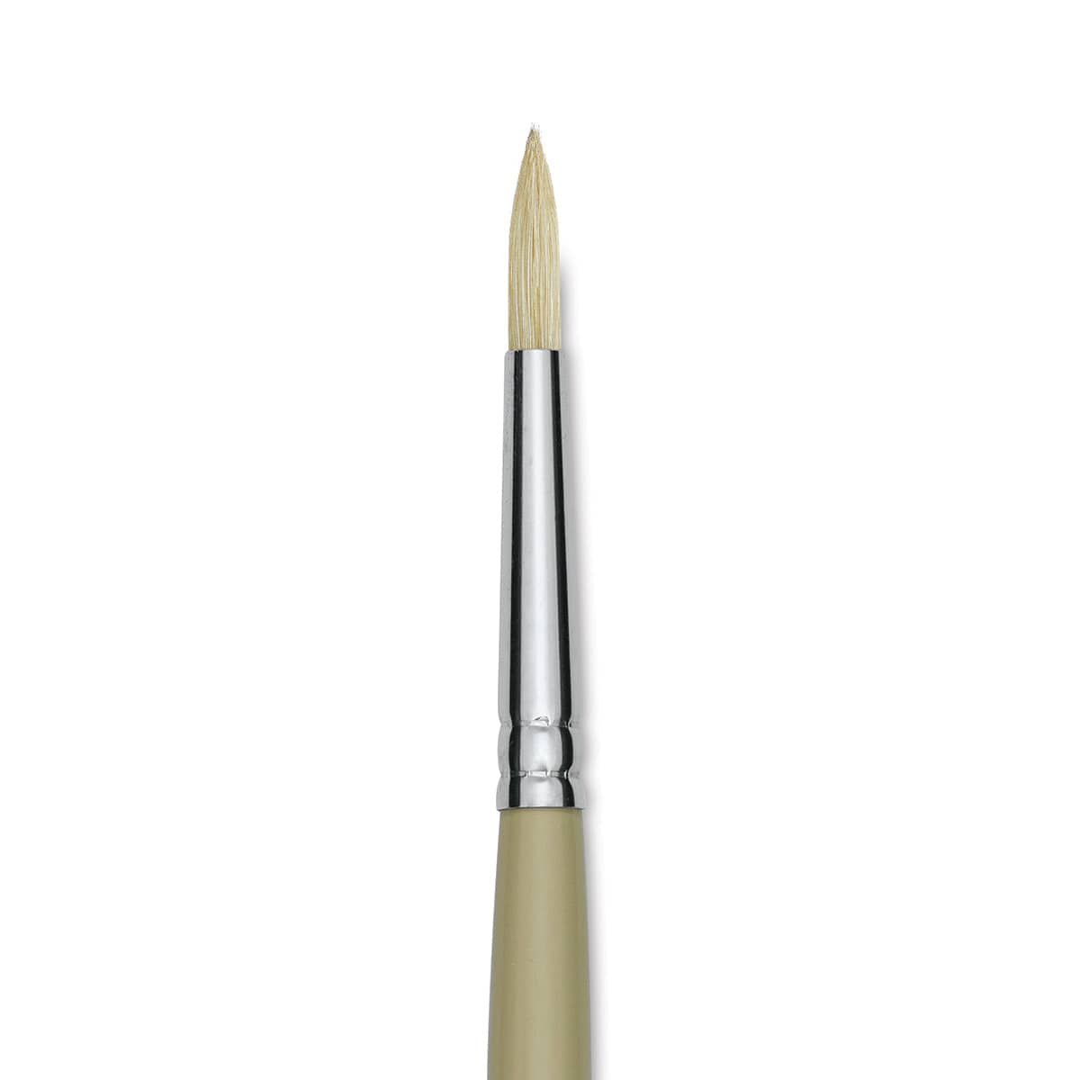 Robert Simmons Signet Brush - Round, Long Handle, Size 2 close up