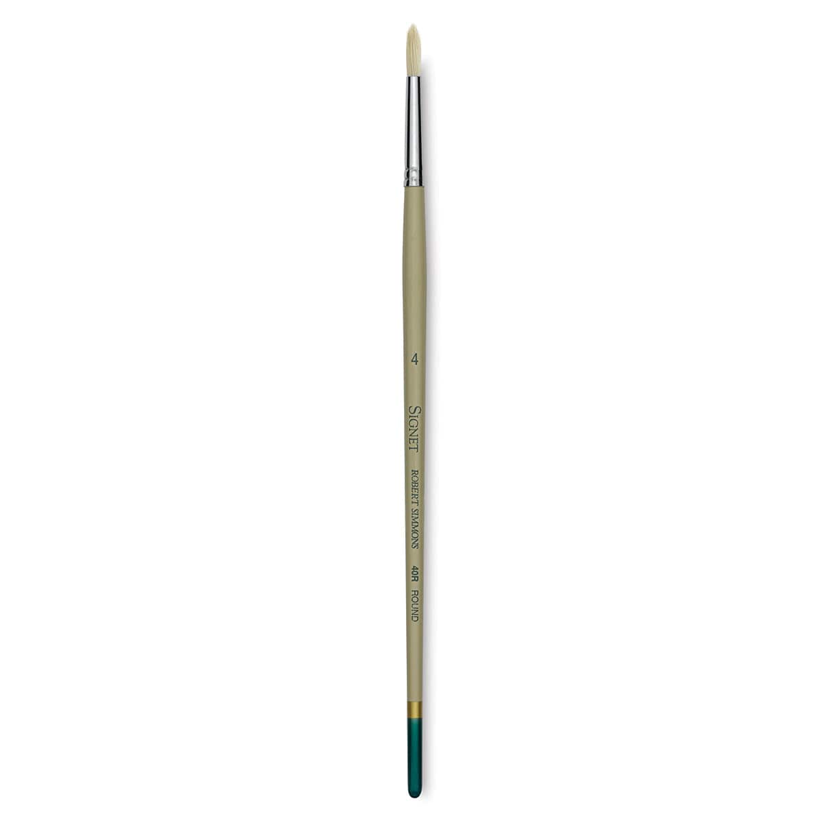 Robert Simmons Signet Brush - Round, Long Handle, Size 4