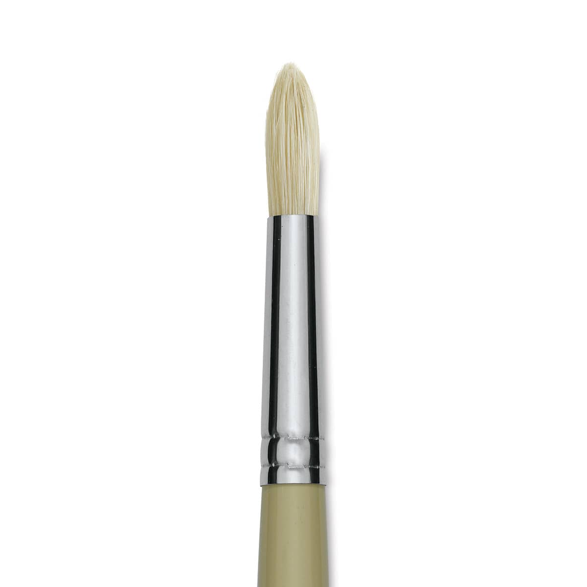 Robert Simmons Signet Brush - Round, Long Handle, Size 6 close up