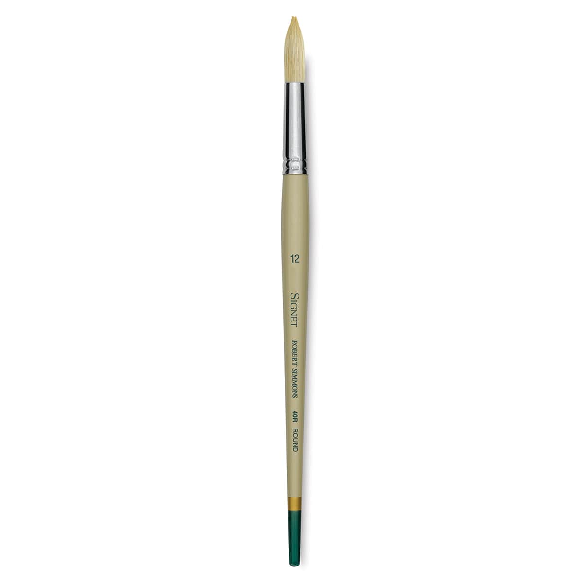 Robert Simmons Signet Brush - Round, Long Handle, Size 12