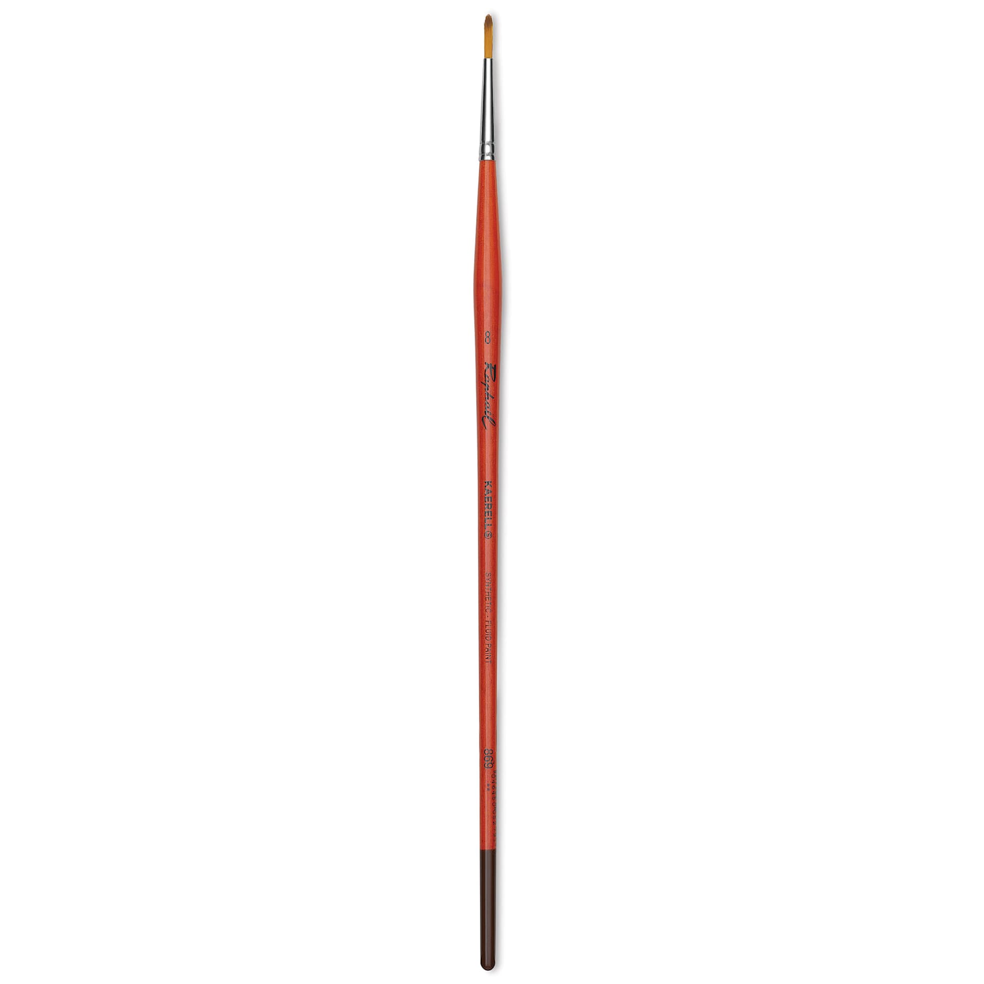 Raphael Golden Kaerell Brush - Round, Long Handle, Size 8