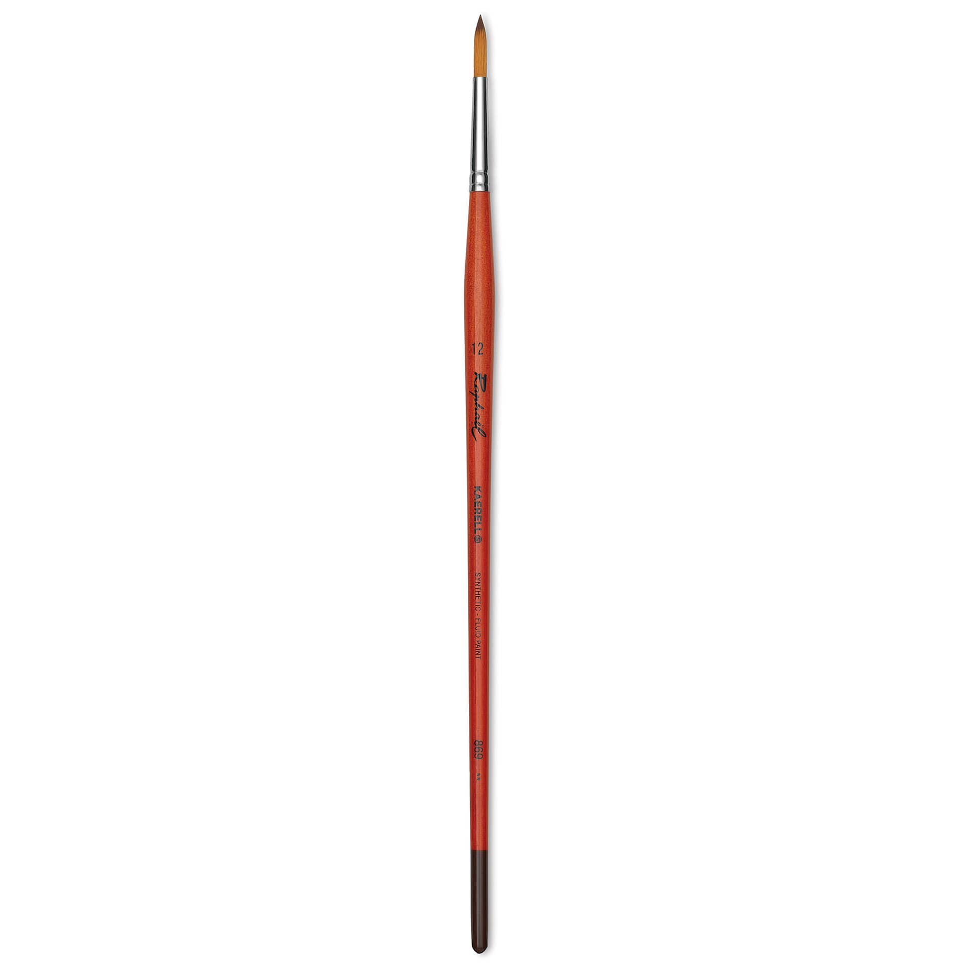 Raphael Golden Kaerell Brush - Round, Long Handle, Size 12
