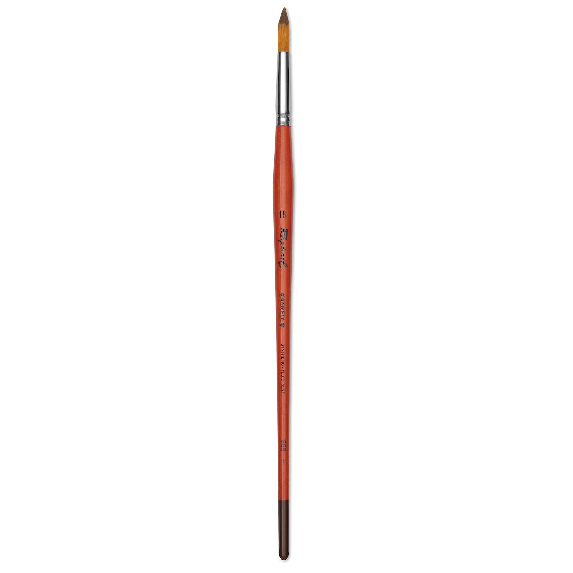 Raphael Golden Kaerell Brush - Round, Long Handle, Size 18