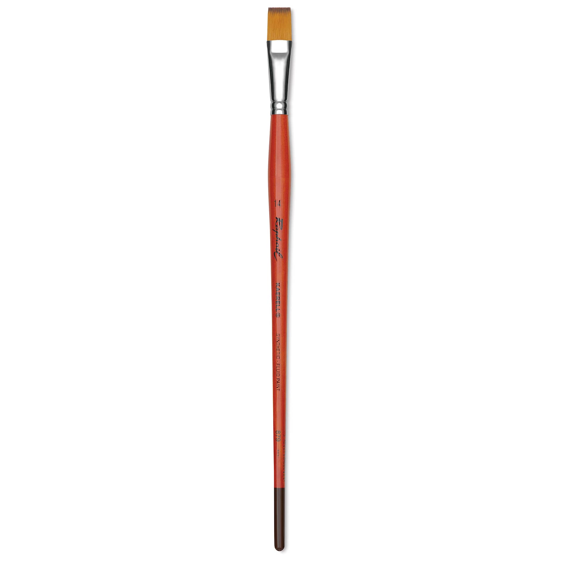 Raphael Golden Kaerell Brush - Flat, Long Handle, Size 14