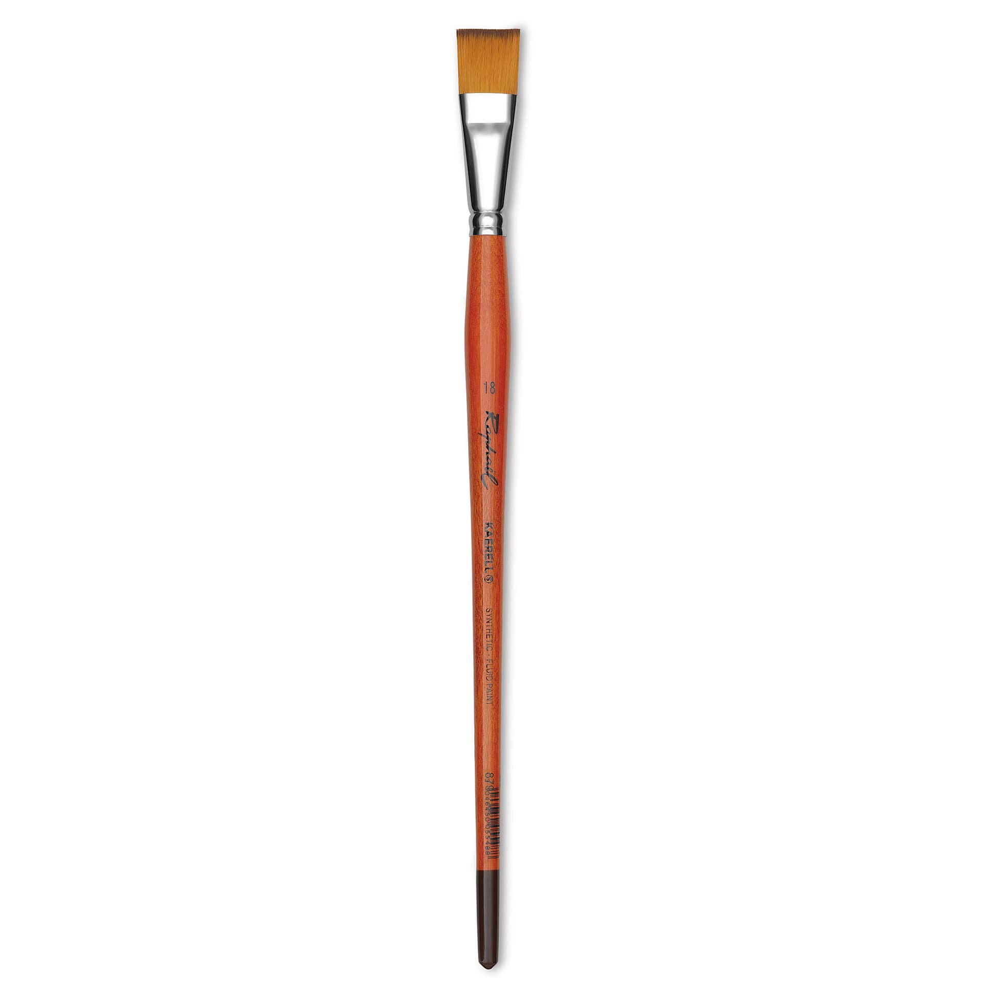 Raphael Golden Kaerell Brush - Flat, Long Handle, Size 18