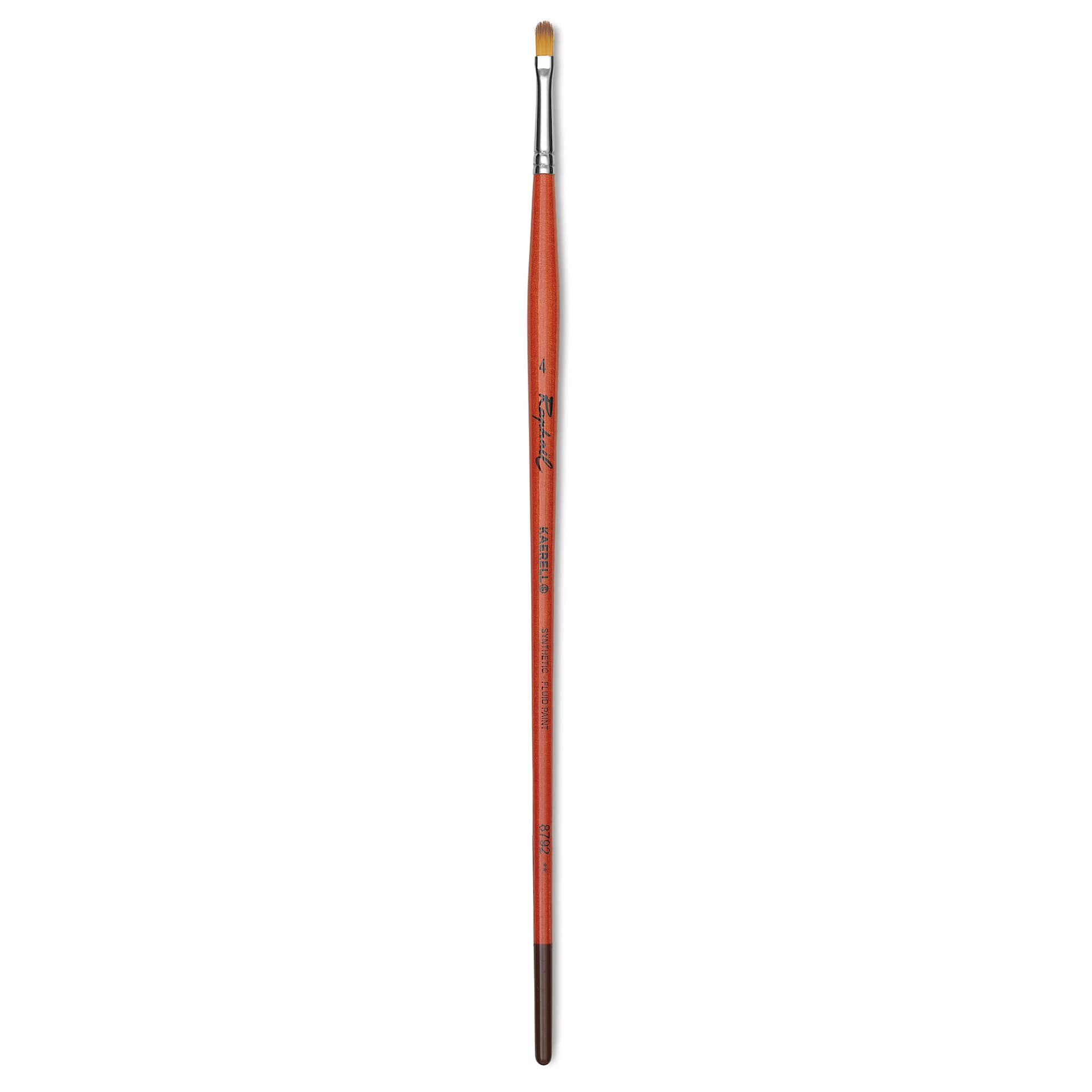 Raphael Golden Kaerell Brush - Filbert, Long Handle, Size 4