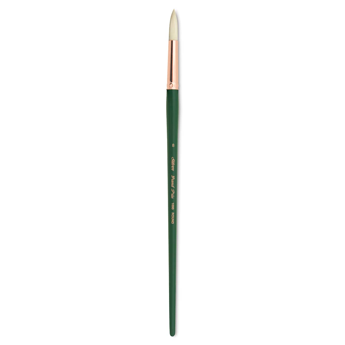 Silver Brush Grand Prix Super Brush - Round, Long Handle, Size 8