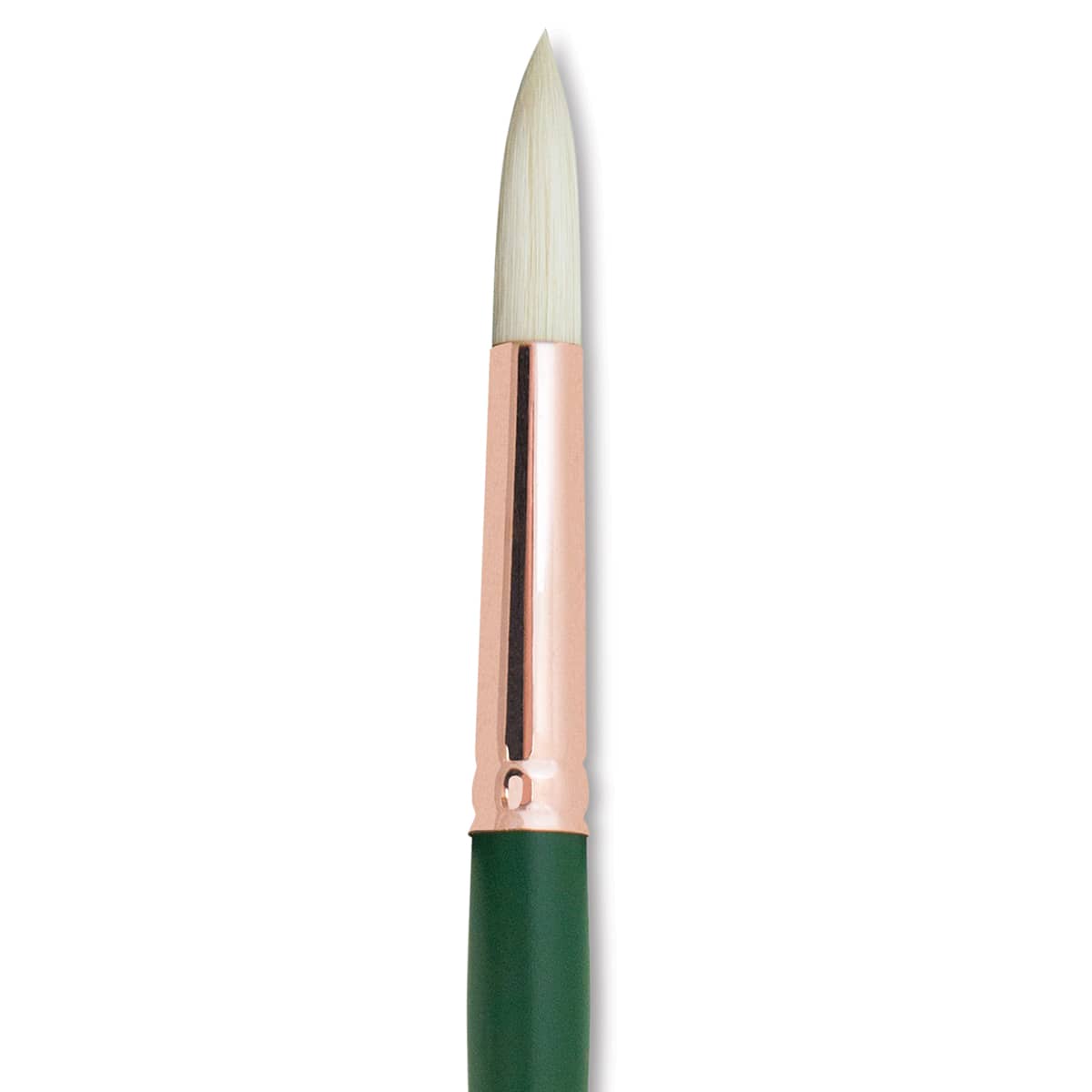 Silver Brush Grand Prix Super Brush - Round, Long Handle, Size 8 close up