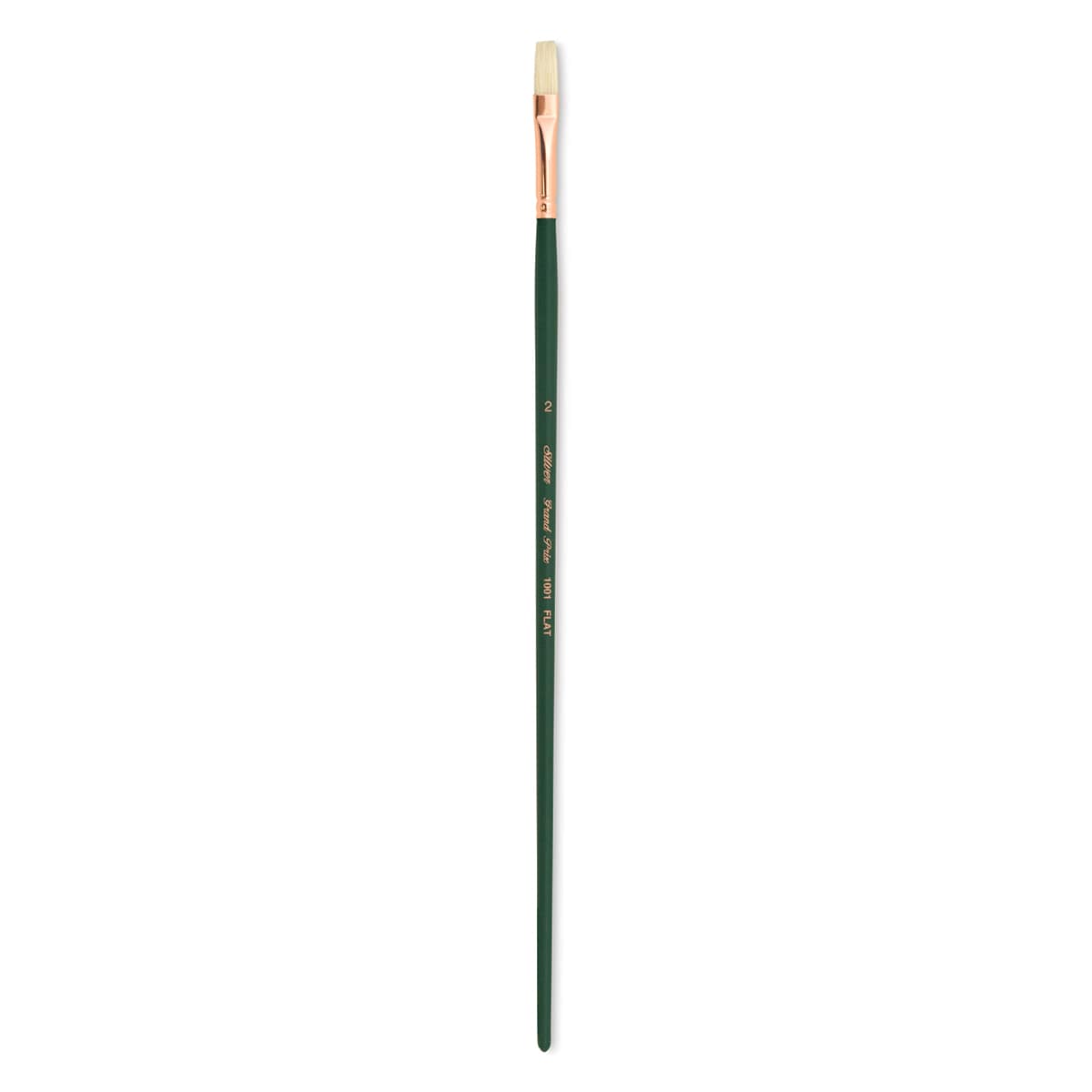 Silver Brush Grand Prix Super Brush - Flat, Long Handle, Size 2