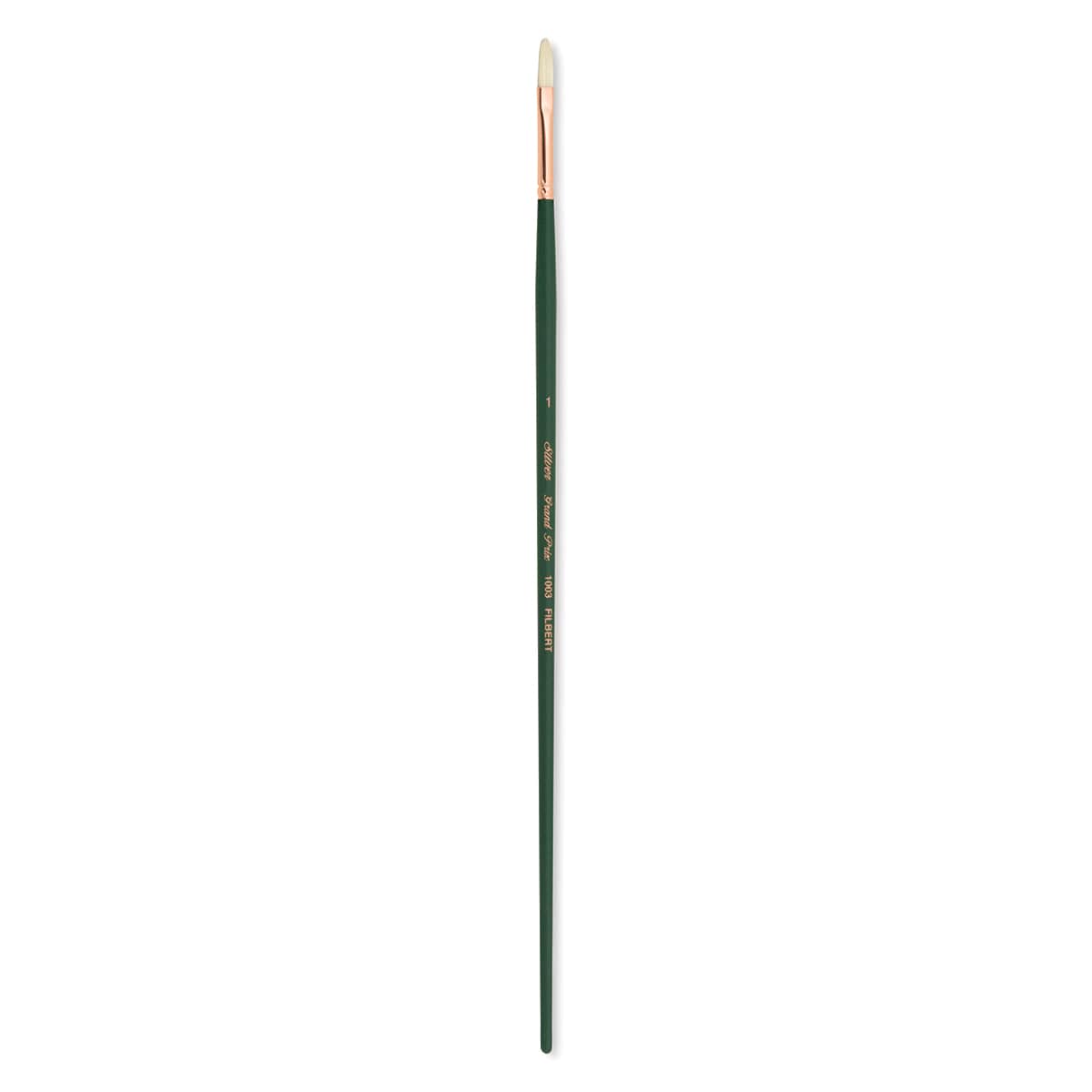 Silver Brush Grand Prix Super Brush - Filbert, Long Handle, Size 1