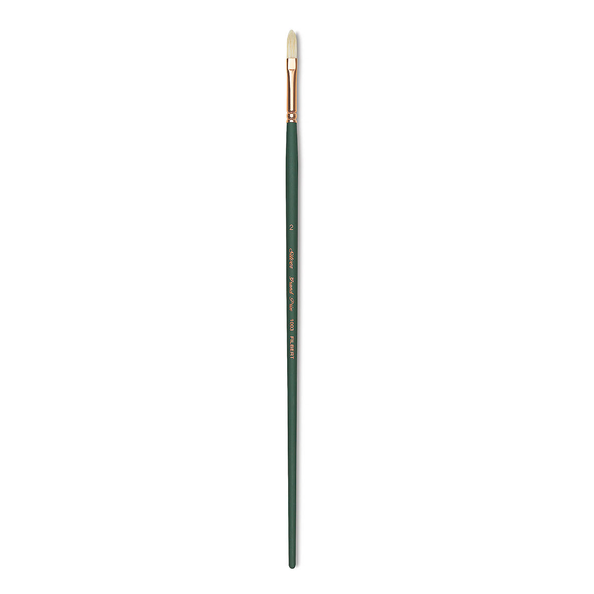 Silver Brush Grand Prix Super Brush - Filbert, Long Handle, Size 2