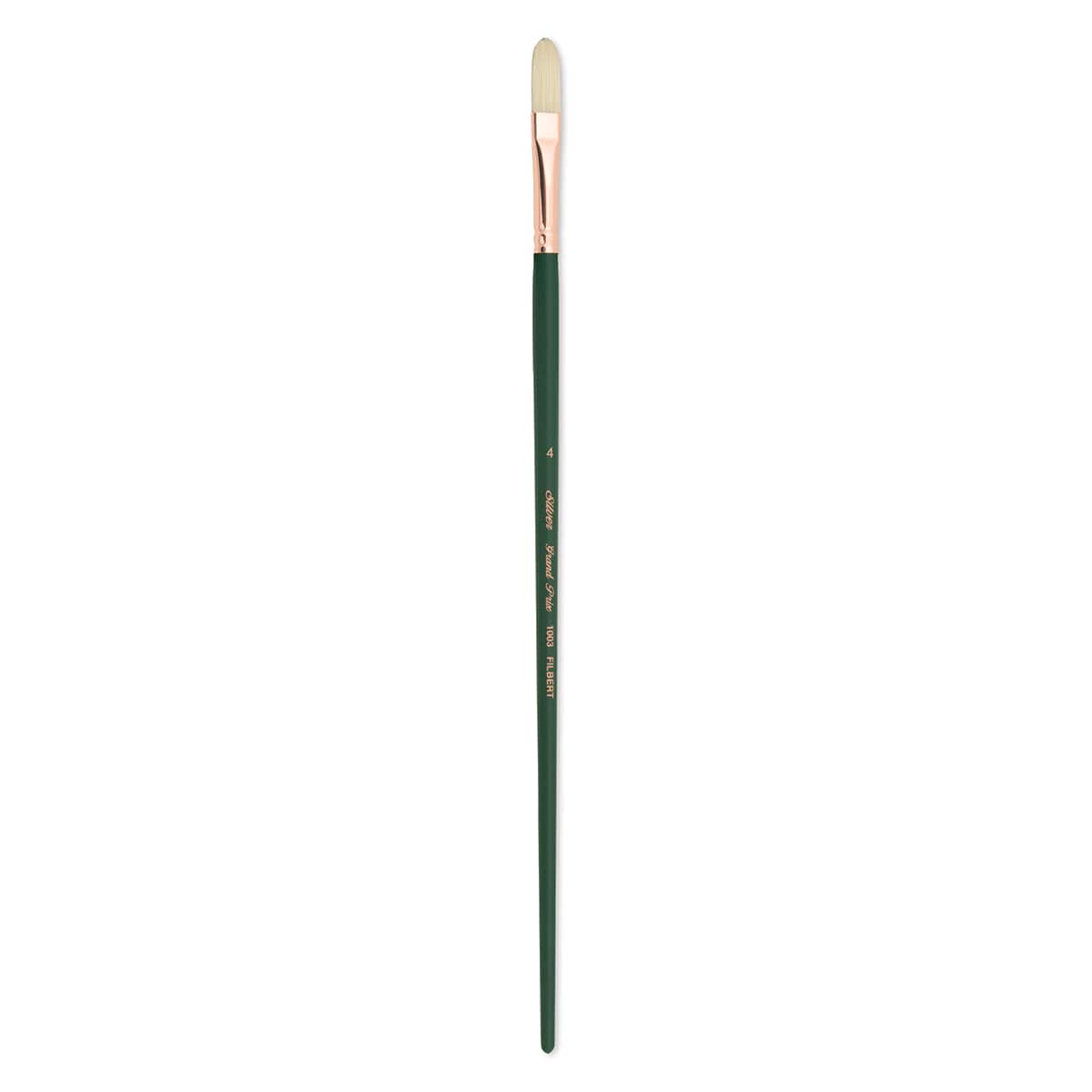 Silver Brush Grand Prix Super Brush - Filbert, Long Handle, Size 4