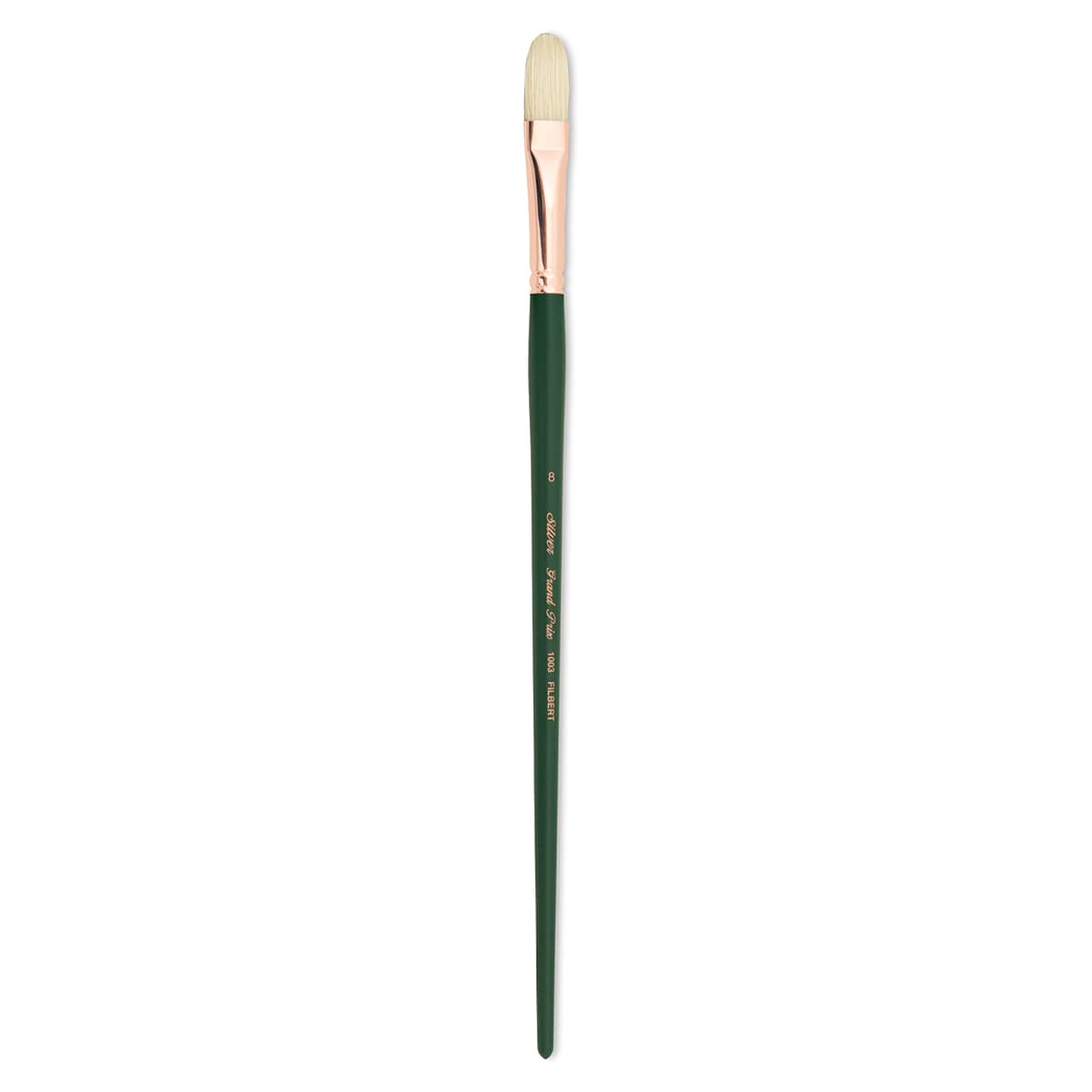 Silver Brush Grand Prix Super Brush - Filbert, Long Handle, Size 8