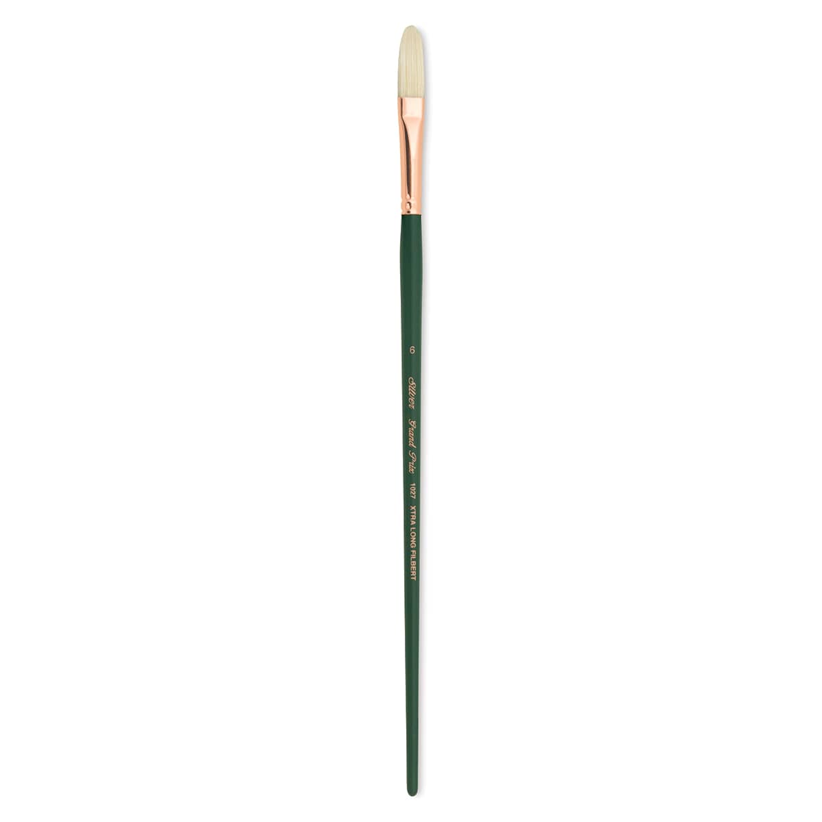 Silver Brush Grand Prix Super Brush - Extra Long Filbert, Long Handle, Size 6