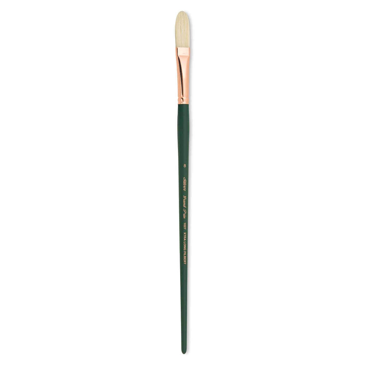 Silver Brush Grand Prix Super Brush - Extra Long Filbert, Long Handle, Size 8