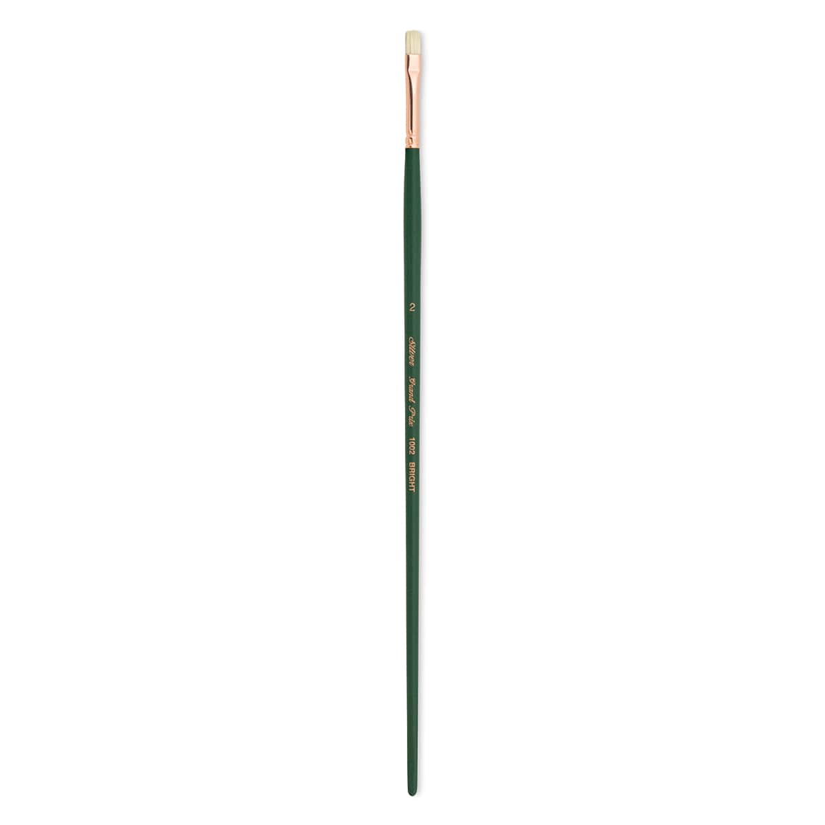 Silver Brush Grand Prix Super Brush - Bright, Long Handle, Size 2