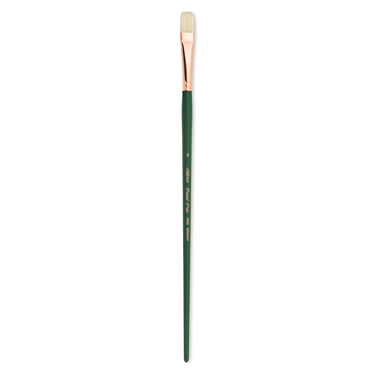Silver Brush Grand Prix Super Brush - Bright, Long Handle, Size 6