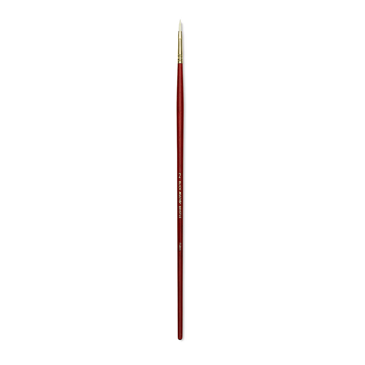 Blick Master Bristle Brush - Filbert, Long Handle, Size 2