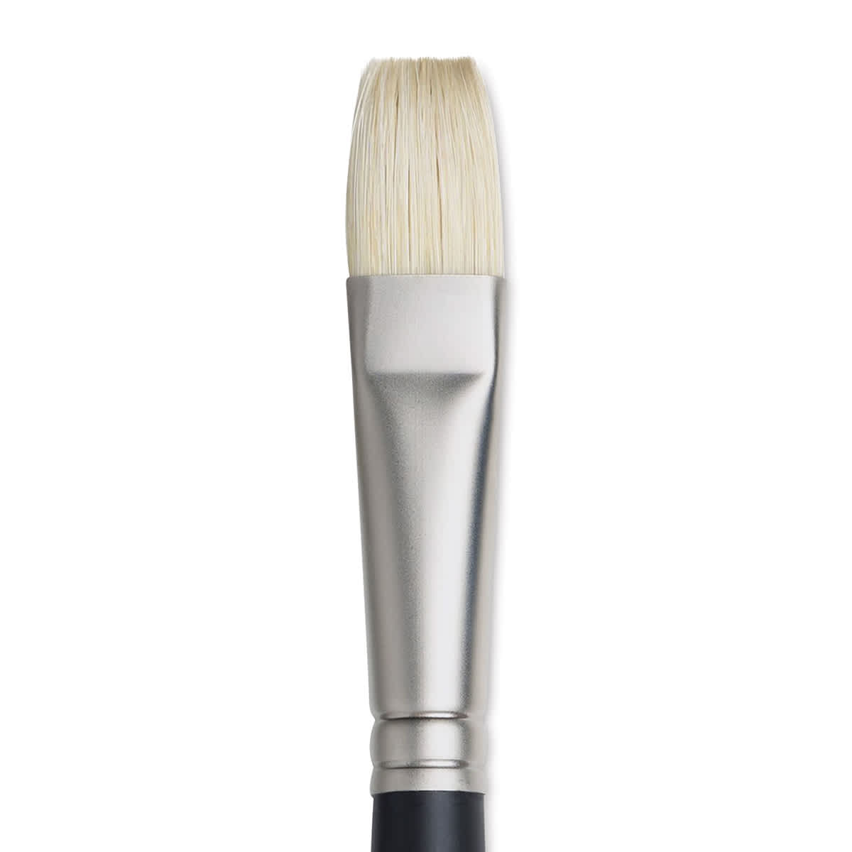 Winsor & Newton Artists' Oil Brush - Flat, Long Handle, Size 10