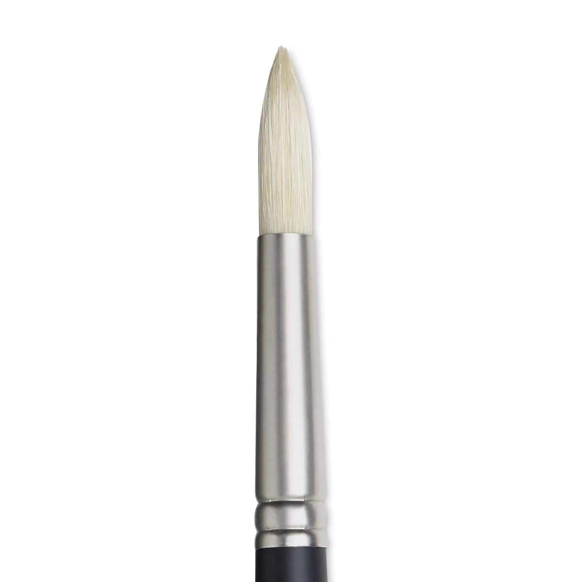 Winsor & Newton Artists' Oil Brush - Round, Long Handle, Size 12
