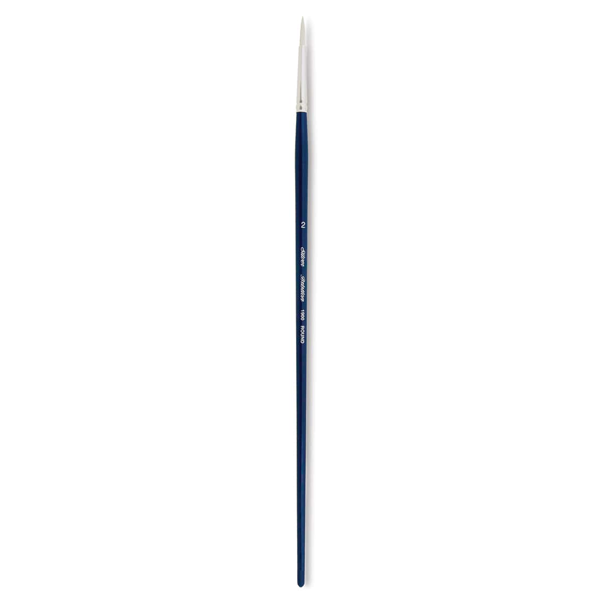 Silver Brush Bristlon Stiff White Synthetic Brush - Round, Size 2