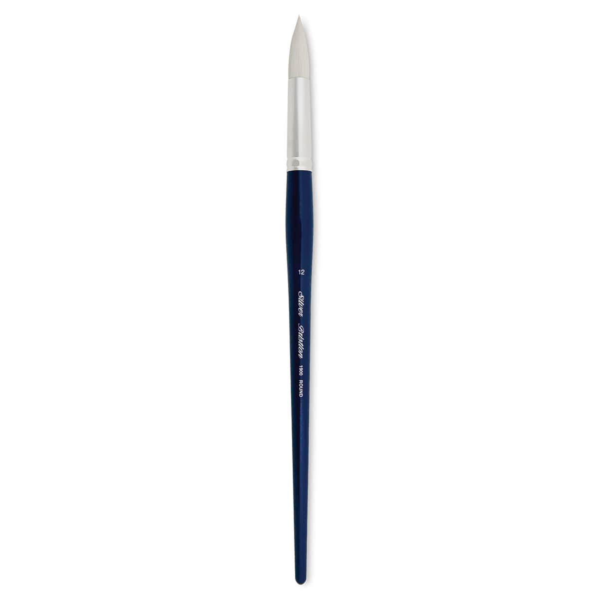 Silver Brush Bristlon Stiff White Synthetic Brush - Round, Size 12
