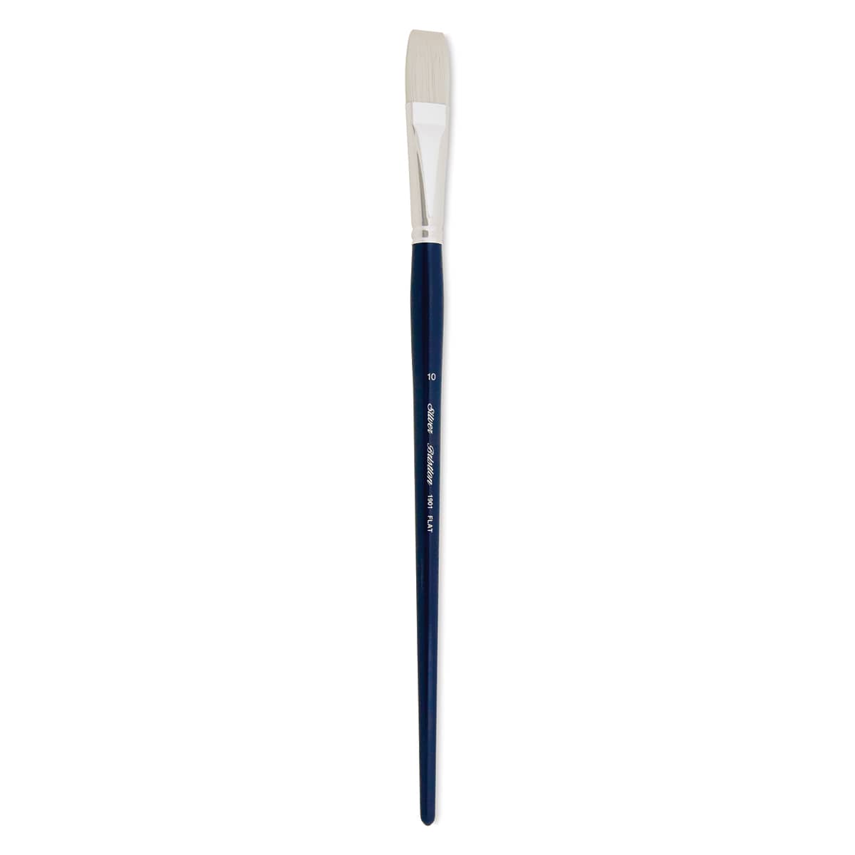 Silver Brush Bristlon Stiff White Synthetic Brush - Flat, Size 10