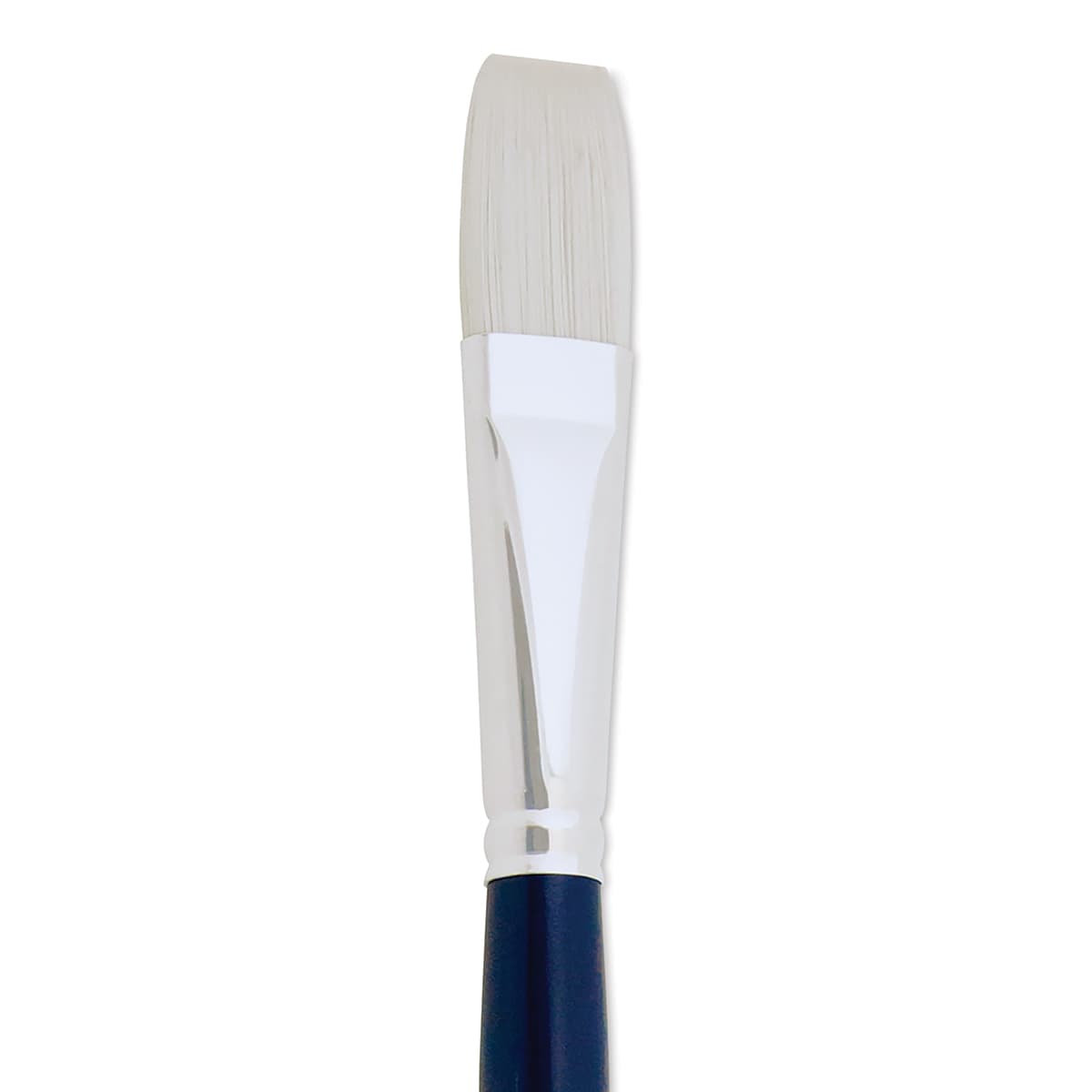 Silver Brush Bristlon Stiff White Synthetic Brush - Flat, Size 10 (close-up)